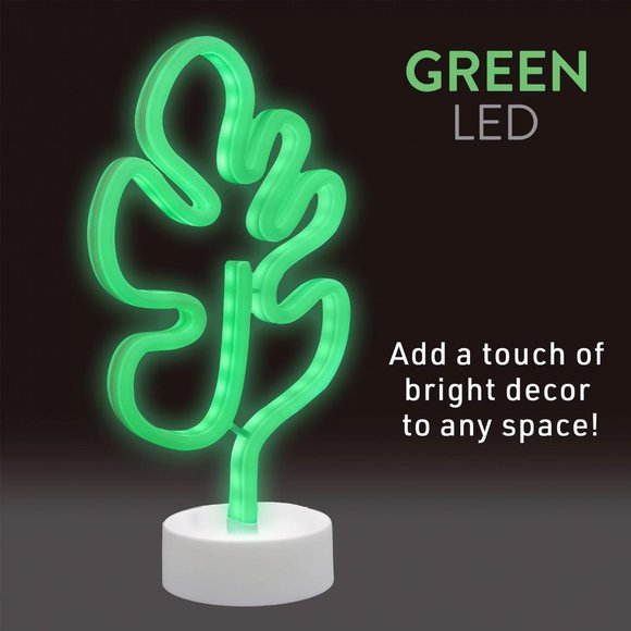 NIB Monstera Leaf Green LED Neon Accent Light Decorative Lamp - Picture 3 of 6